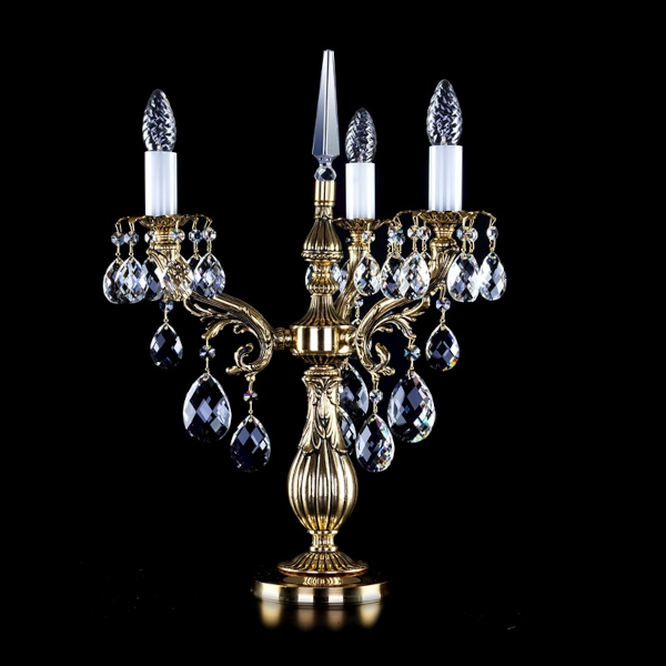 AMBER III. BRASS ANTIQUE CE crystal exclusive